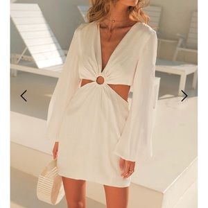 Trendy White Dress NWT
